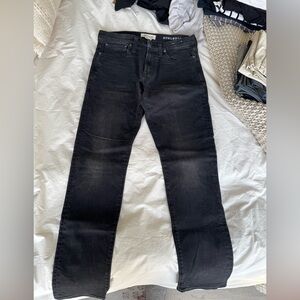 Madewell Men's Dark Wash Straight Jeans